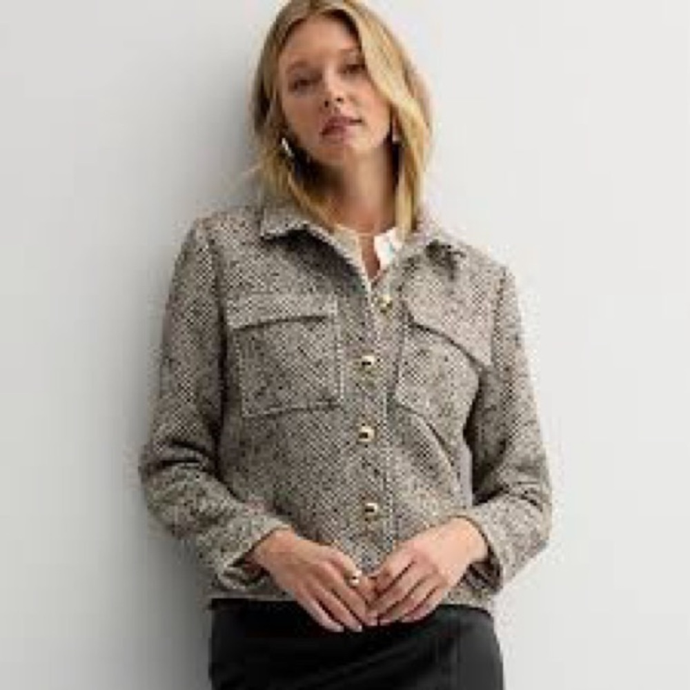 Tweed Nine West small coat crop